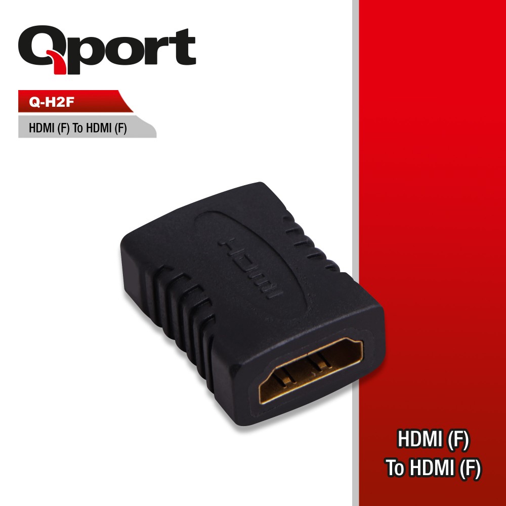 QPORT HDMI(F) TO HDMI(F) ÇEVİRİCİ (Q-H2F)