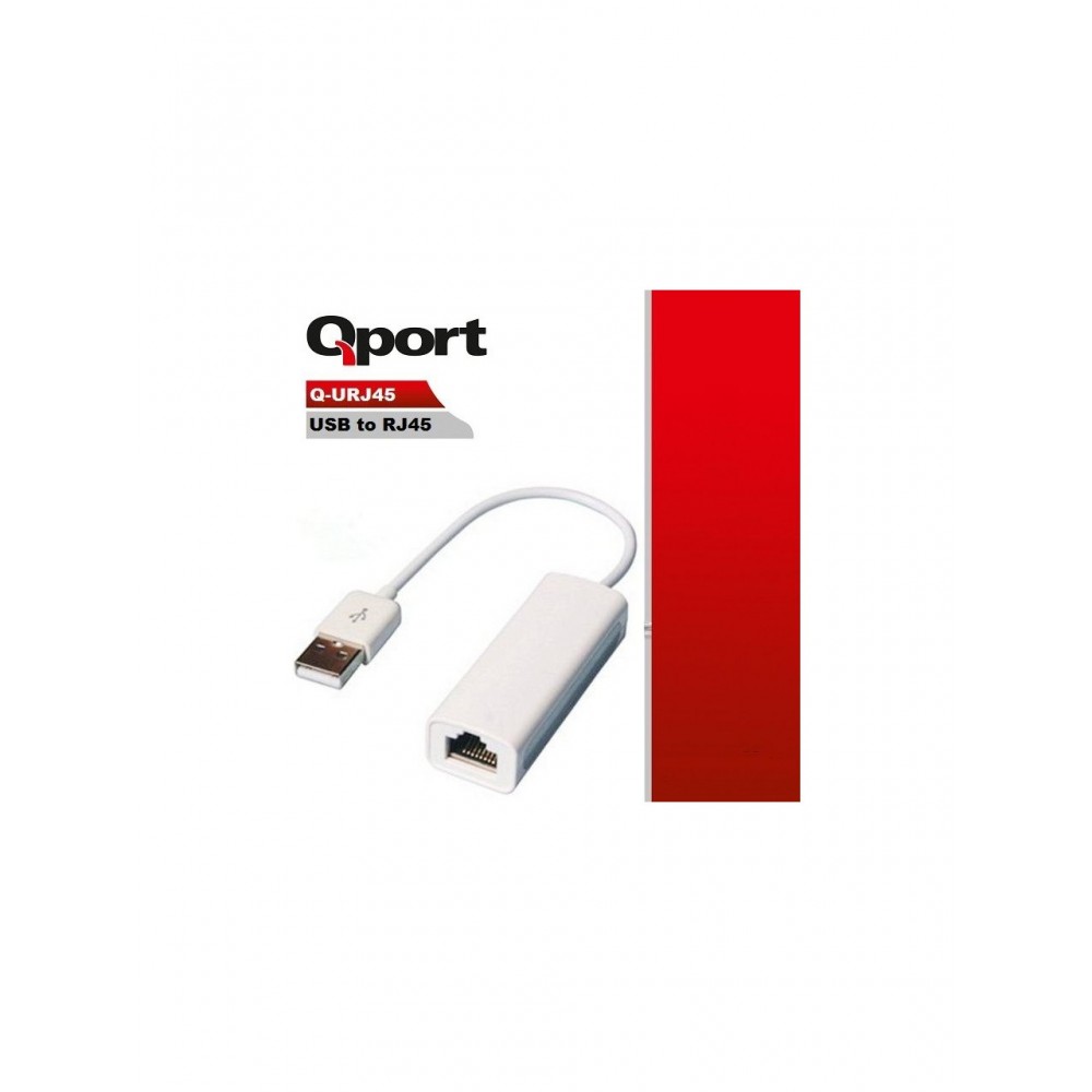 QPORT Q-URJ45 USB TO RJ45 ETHERNET