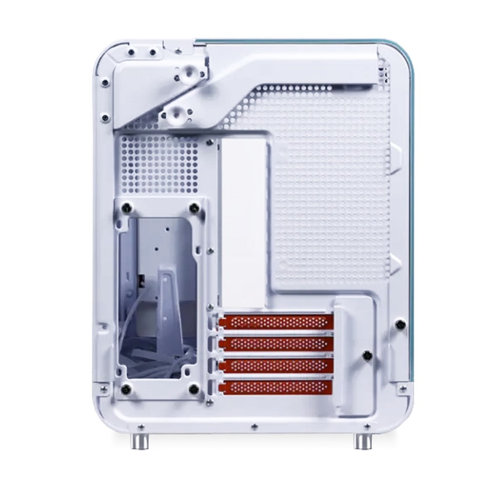 QUADRO QX100 EAGLE Gaming Kasa Pencereli Led Ekran Beyaz 9xRGB FAN