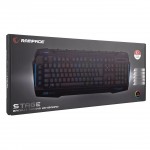 RAMPAGE KB-R63 STAGE 4 Makro Fonksiyon Sese Duyarlı Işıklı RGB Q USB Oyuncu Klav