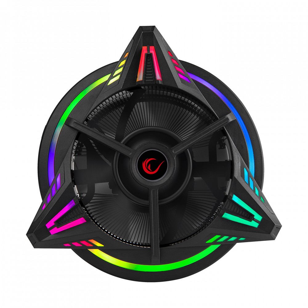 RAMPAGE RM-C03 COOLBLADE Rainbow 43CFM 80mm Fan LGA1700 / AM5 Uyumlu Hava Soğutm
