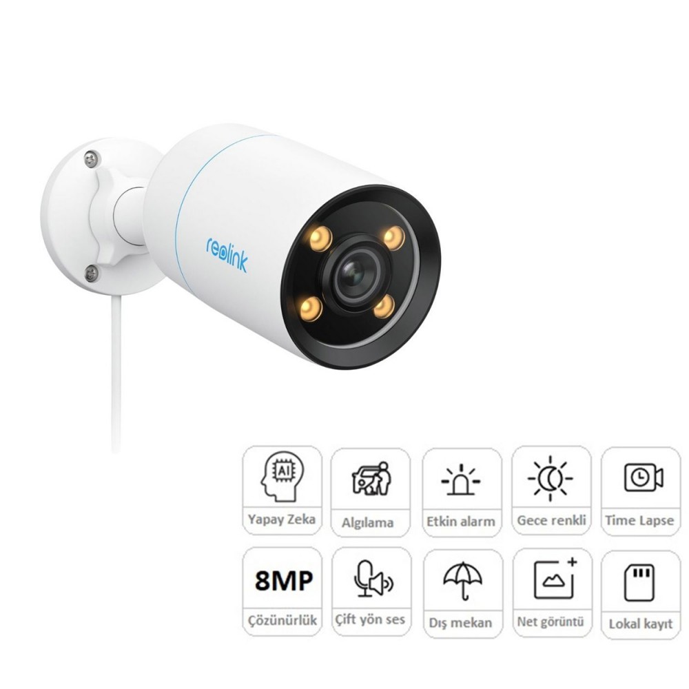 REOLINK CX810 8MP 4mm AI ColorX Bullet Kamera