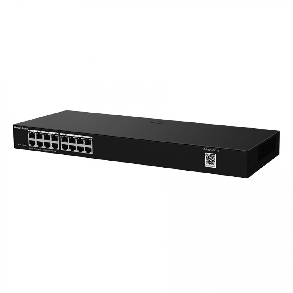 RUIJIE REYEE RG-ES216GC 16GB PORT RACKMOUNT YONETILEBILIR SWITCH