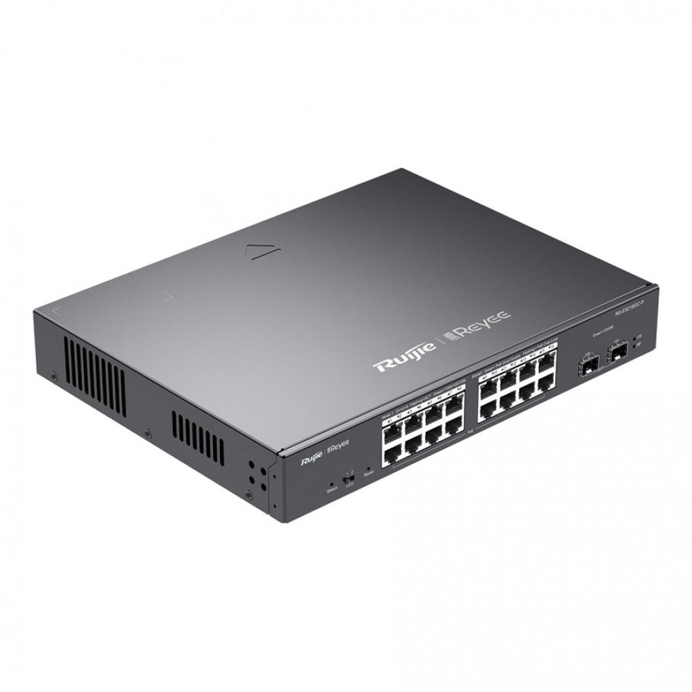 RUIJIE REYEE RG-ES218GC-P 16GB PORT+2XGB SFP UPLINK CLOUD YÖNETİLEBİLİR 240W POE
