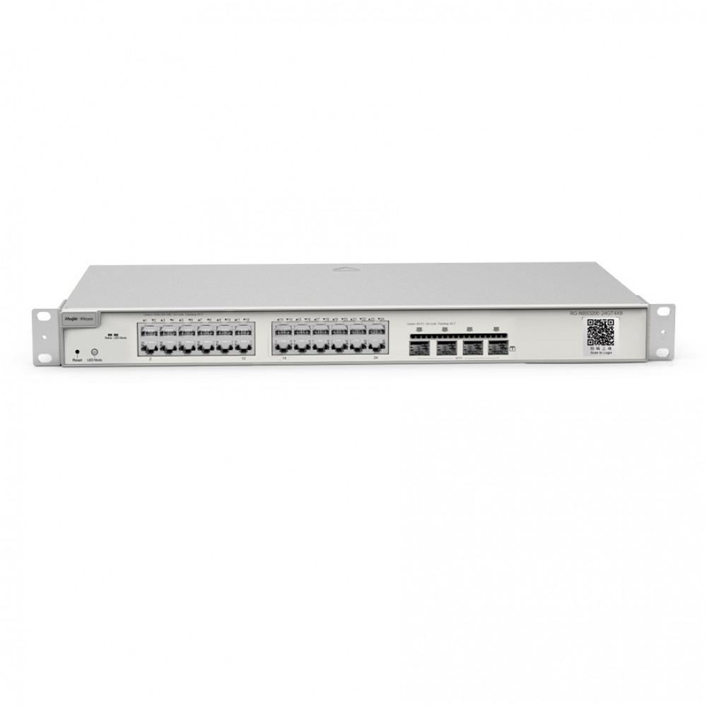RUIJIE REYEE RG-NBS3200-24GT4XS-P 24GE PoE Port (370W),4x10G SFP+ Yönetilebilir