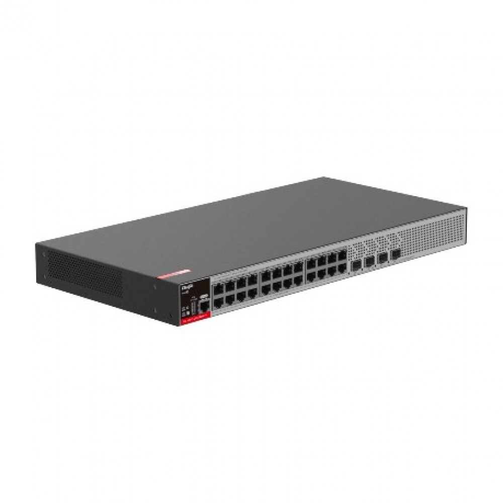 RUIJIE RG-S2915-24GT4MS-P-L 24GE PoE(370W),4x 2,5GB SFP L2+ Yönetilebilir Switch