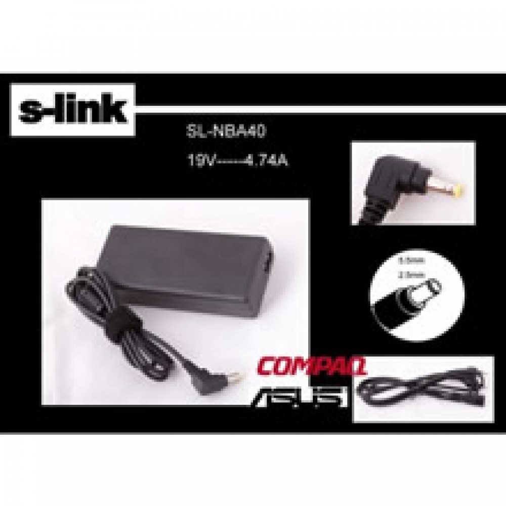 S-LINK SL-NBA40 19V 4.74A 5.5x2.5 Notebook Standart Adaptör