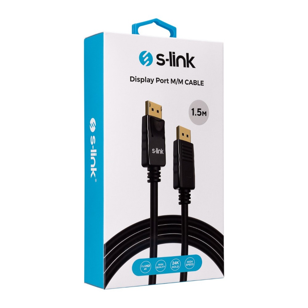 S-LINK SLX-460 1.5m 4k Display Port M/M Kablo