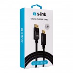 S-LINK SLX-460 1.5m 4k Display Port M/M Kablo