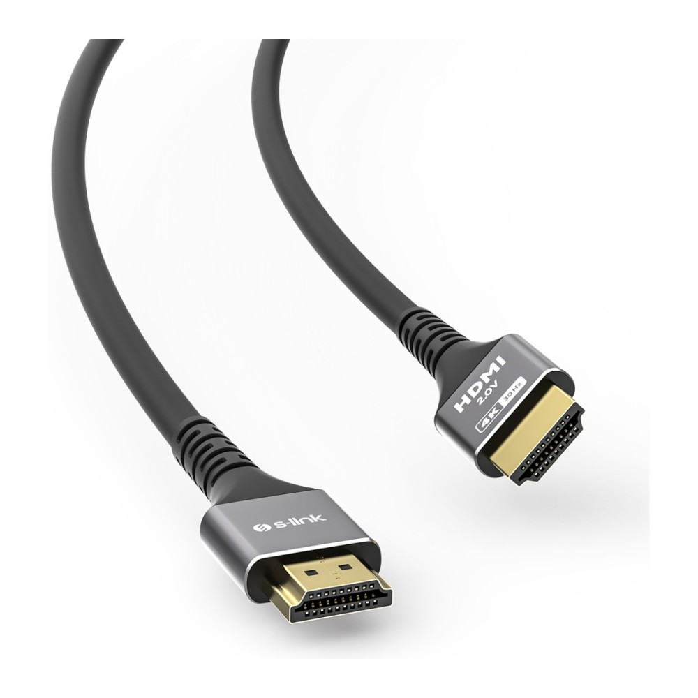 S-LINK SLX-HD4K30 19+1 HDMI to HDMI 30M Metal v2.0 4K (4096*2160) 30Hz Kablo