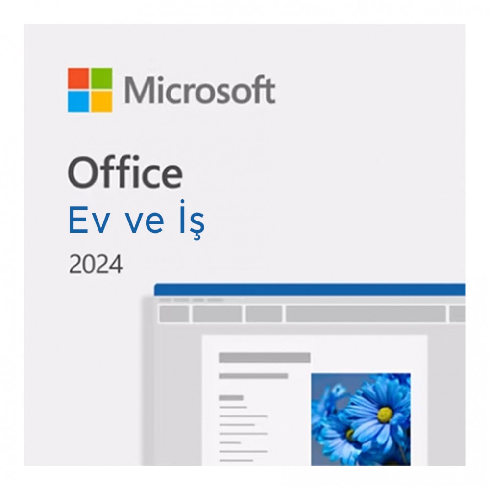 MS  OFFICE 2024 Ev ve İş TR/ENG Lisans ESD