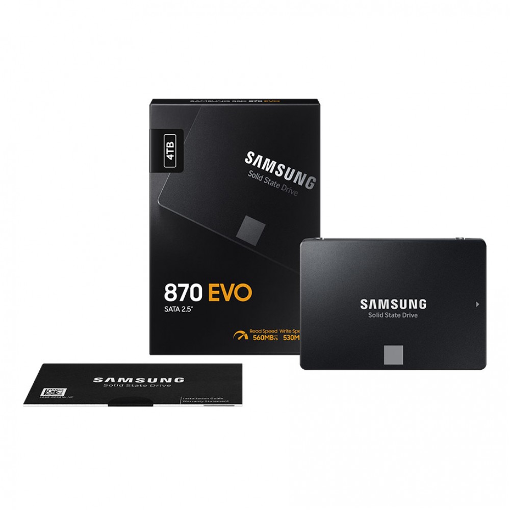 SAMSUNG 4TB 870 EVO SATA3-6  560/530MB/s SSD