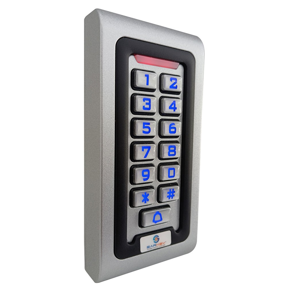 SARKEY SR-200 EM-W Metal Kasa, Dış Ortam (IP68), Stand-Alone, Şifreli, Proximity