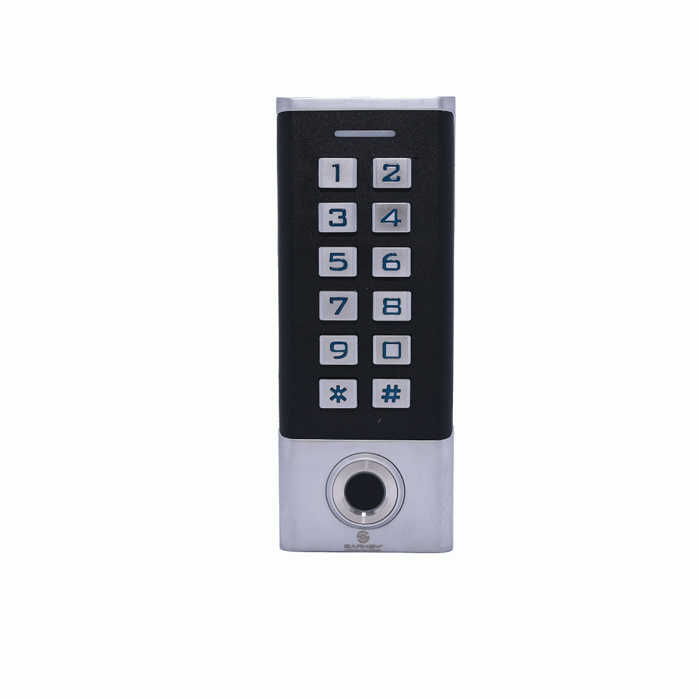 SARKEY SR-211 EM-W Stand Alone, Dış Ortam (IP68), Metal Kasa, Kart-Şifre-Parmak