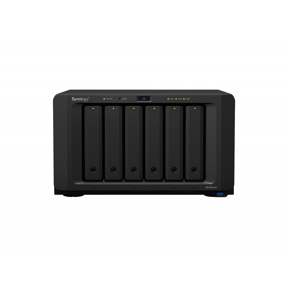 SYNOLOGY DS1621Plus (6 Yuvalı, 4xGE, 2xEsata) Nas Depolama Ünitesi