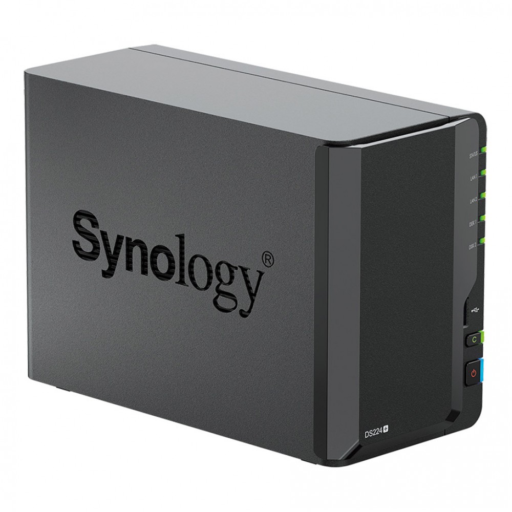 SYNOLOGY DS224+ (2 Yuvalı, 2xGE) Nas Depolama Ünitesi