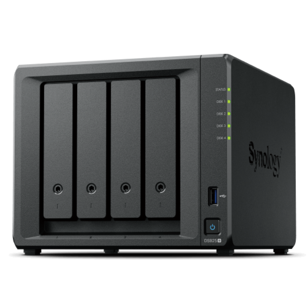 SYNOLOGY DS925+ (4 Yuvalı, 2x 2,5GE) Nas Depolama Ünitesi