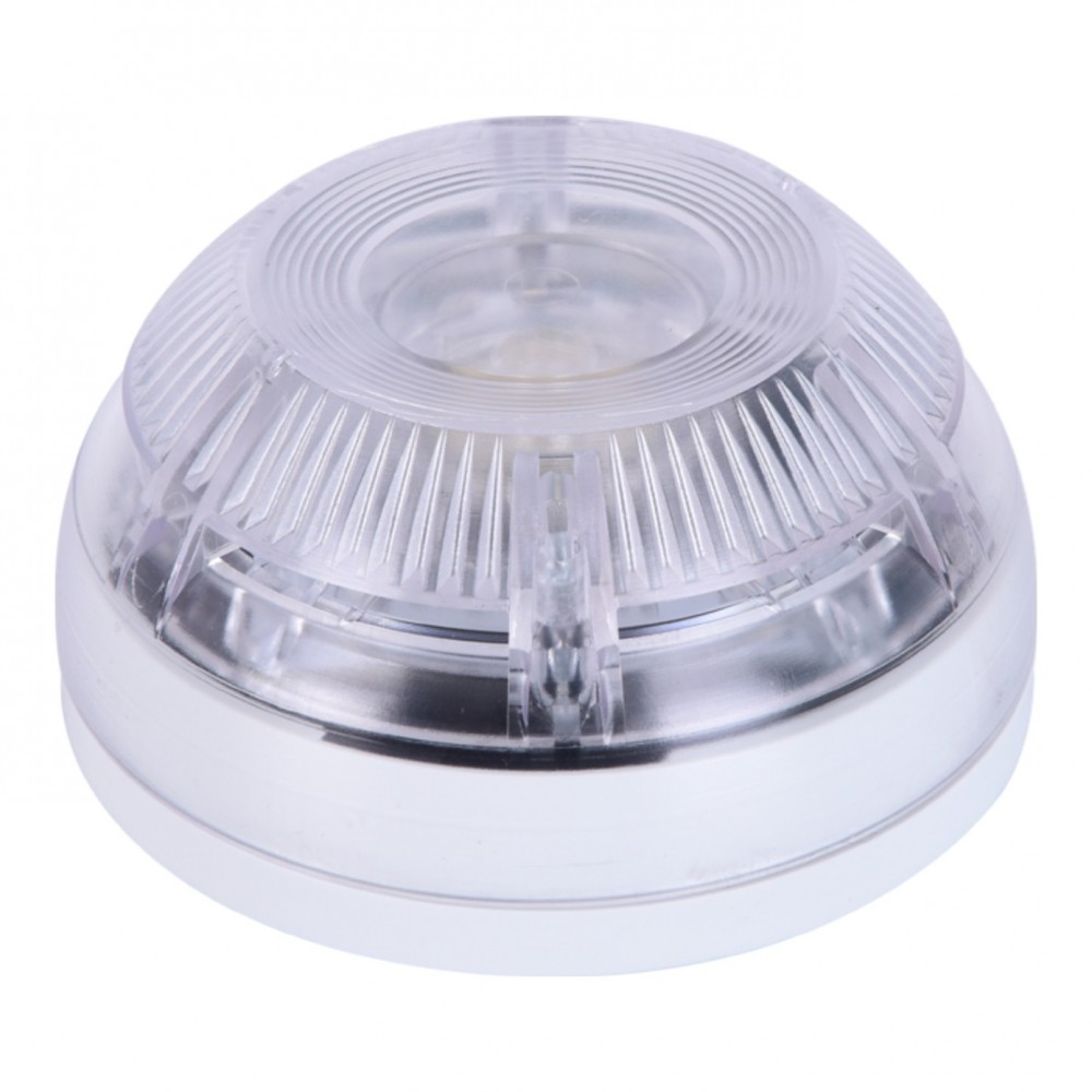 TEKNİM TFS-1182W  Adresli Flaşörlü Yangın Alarm Sireni (Dahili İzlatör,Beyaz)