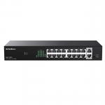 TENDA SG118PC 16GE PoE+ Port (167W), 2x GE Uplink Switch