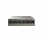 TENDA TEF1106P-4-63W 4FE PoE Port (63W), 2FE Uplink Desktop Switch