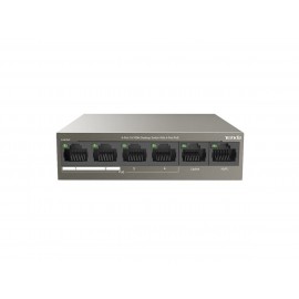 TENDA TEF1106P-4-63W 4FE PoE Port (63W), 2FE Uplink Desktop Switch