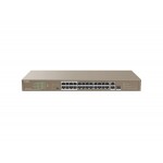 TENDA TEF1126P-24-250W 24FE PoE Port (250W), 1GE Uplink, 1xCombo SFP Switch