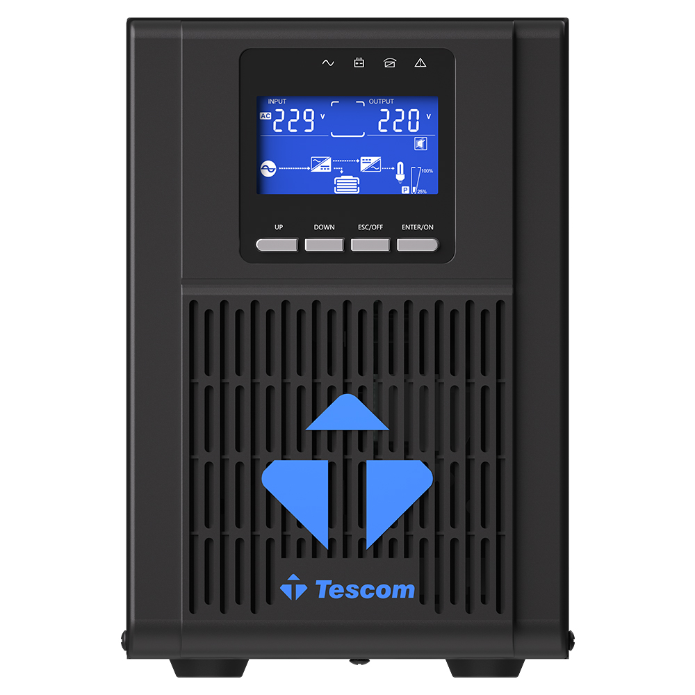 TESCOM NeoLine  1 KVA 1F/1F (2x 9AH) Online UPS