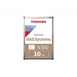 TOSHIBA N300 10 TB N300 7200RPM SATA3 256MB 7/24  1-8  Yuvalı Nas için