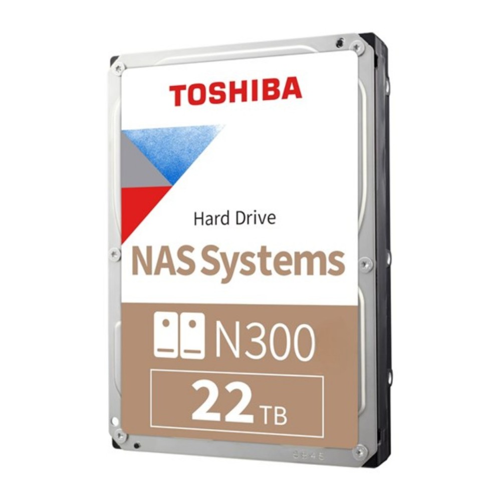 TOSHIBA N300 22 TB N300 7200RPM SATA3 512MB 7/24  1-8  Yuvalı Nas için