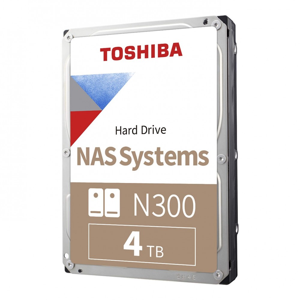 TOSHIBA N300 4 TB 7200RPM SATA3  512MB  7/24  1-8  Yuvalı  Nas için