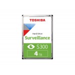 TOSHIBA S300  4 TB 5400RPM 128MB 7/24 DVR,NVR için Güvenlik HDD