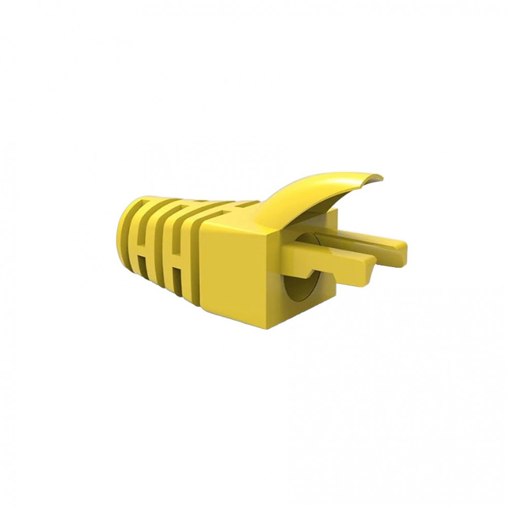 TRKLink PVC RJ45 BOOTS KONNEKTÖR SARI JACK KILIFI 50 'li PAKET