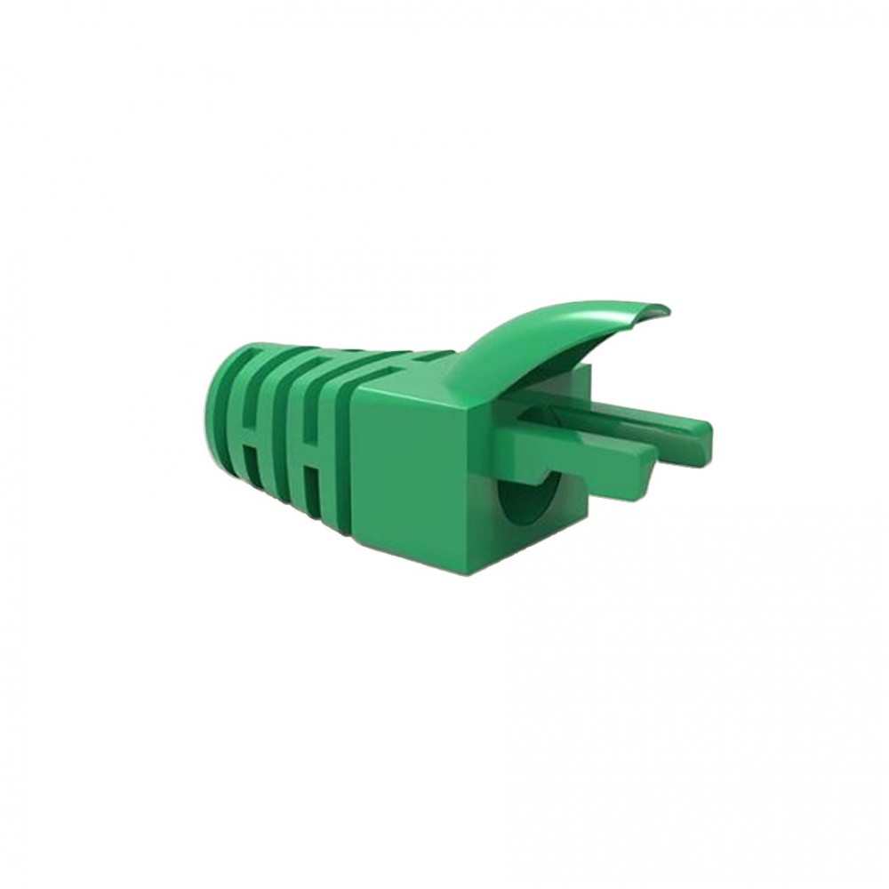 TRKLink PVC RJ45 BOOTS KONNEKTÖR YEŞİL JACK KILIFI 50 'li PAKET