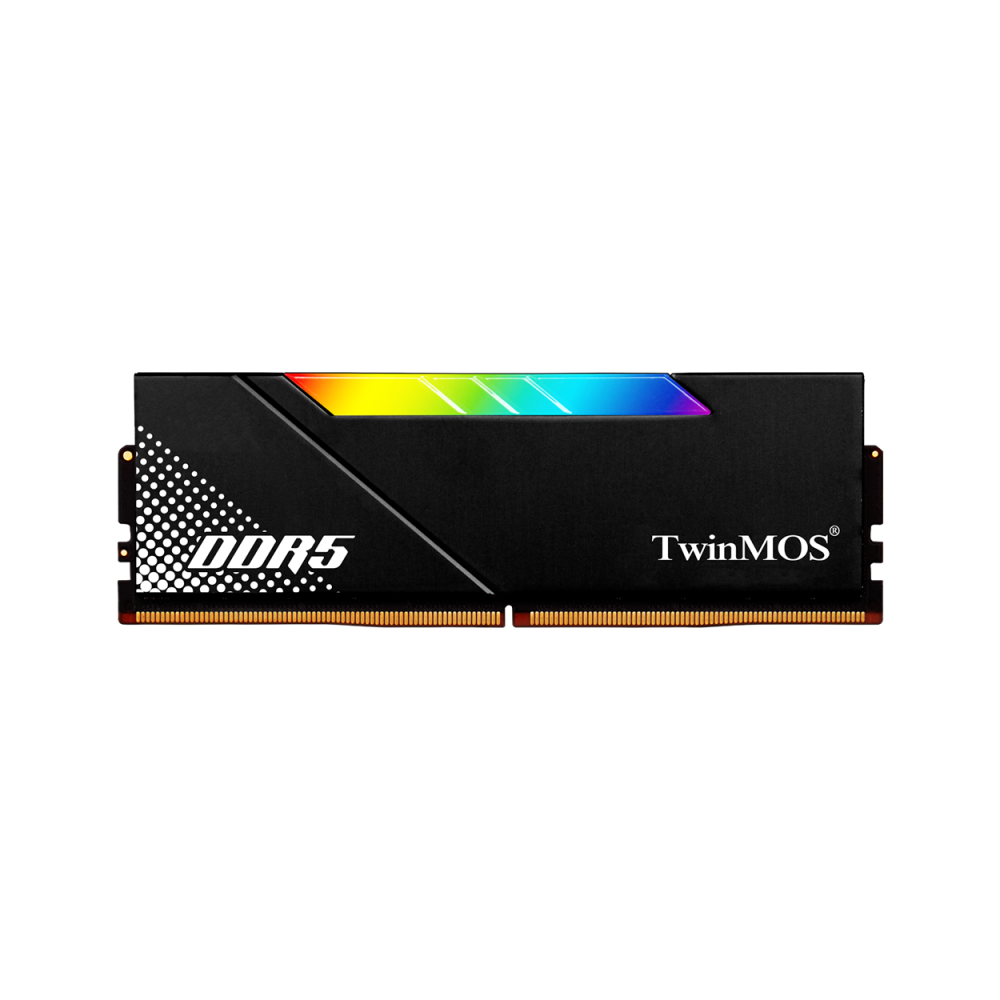 TwinMOS DDR5 16GB (1x16GB) 6000MHz CL36 RGB Desktop Ram Black
