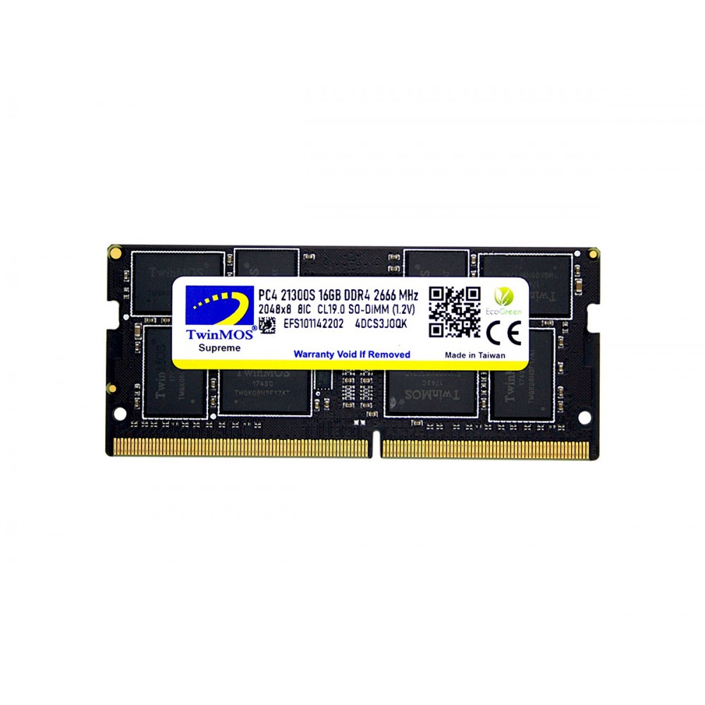 TwinMOS Sodimm 16 GB 2666MHz DDR4  Notebook Ram