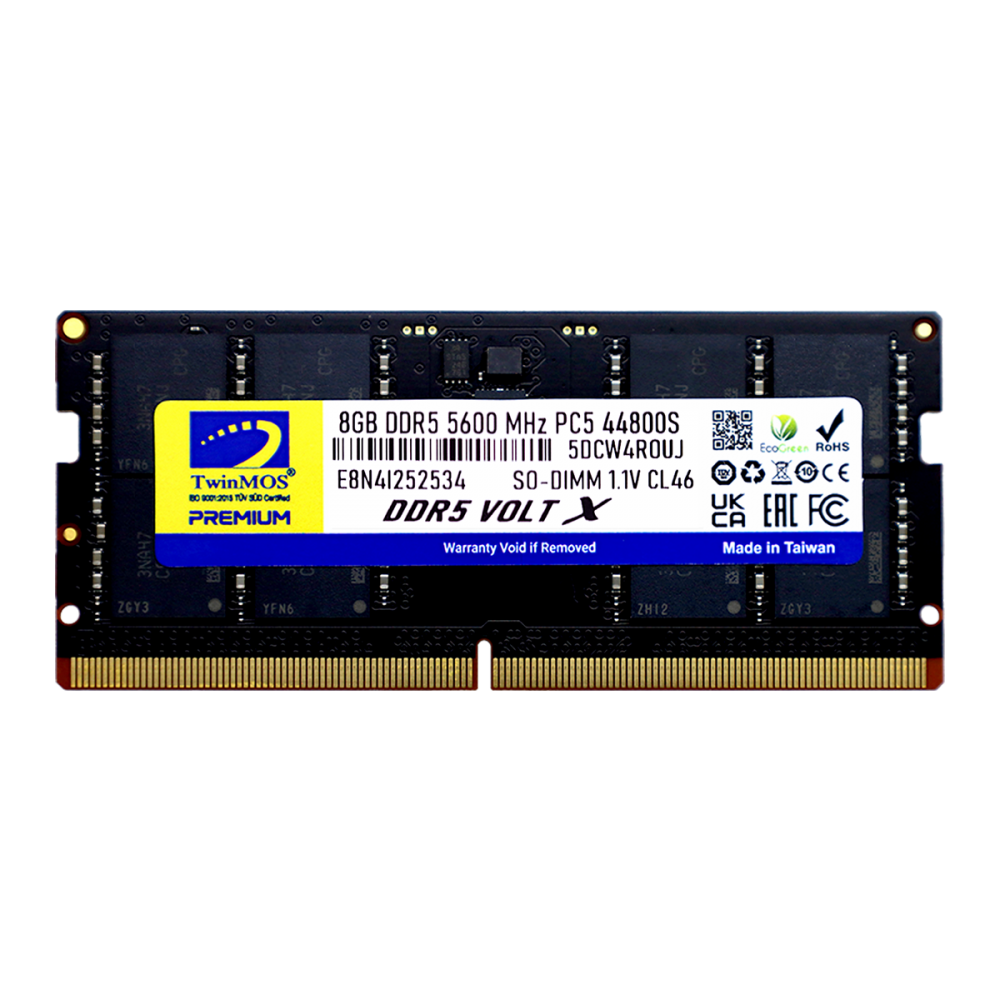 TwinMOS Sodimm DDR5 8GB 5600MHz CL46 Notebook Ram